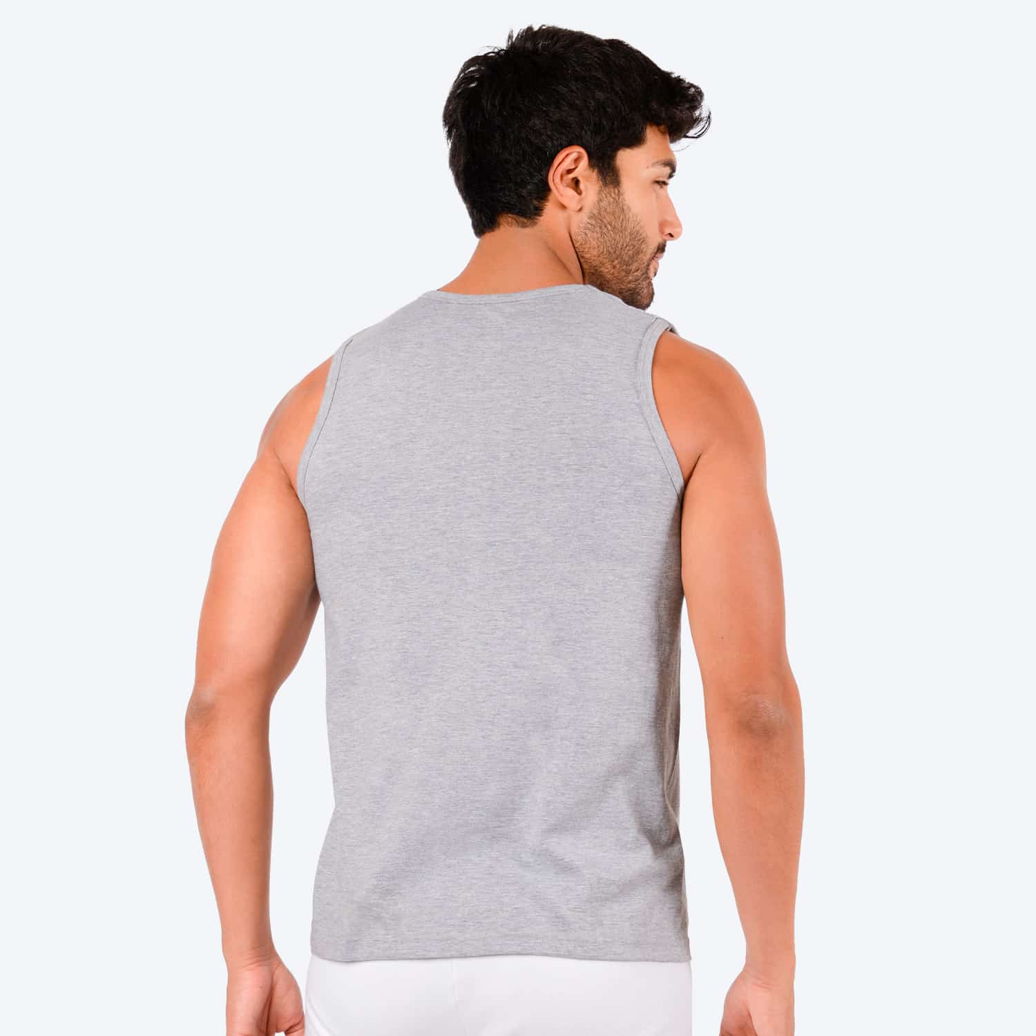 Polo Cuello V para Hombre sin Manga