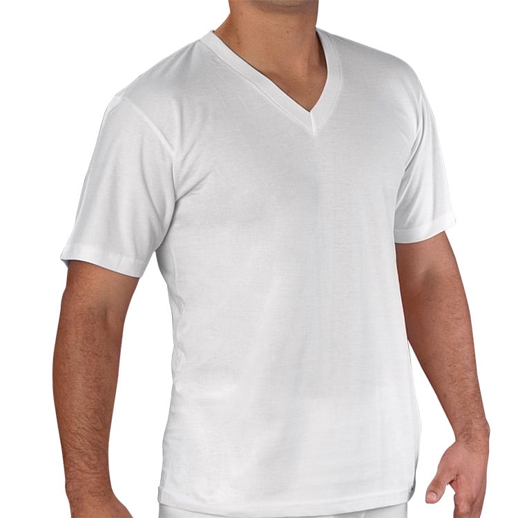 Polo Cuello V Manga Corta para Adultos – Pack x12
