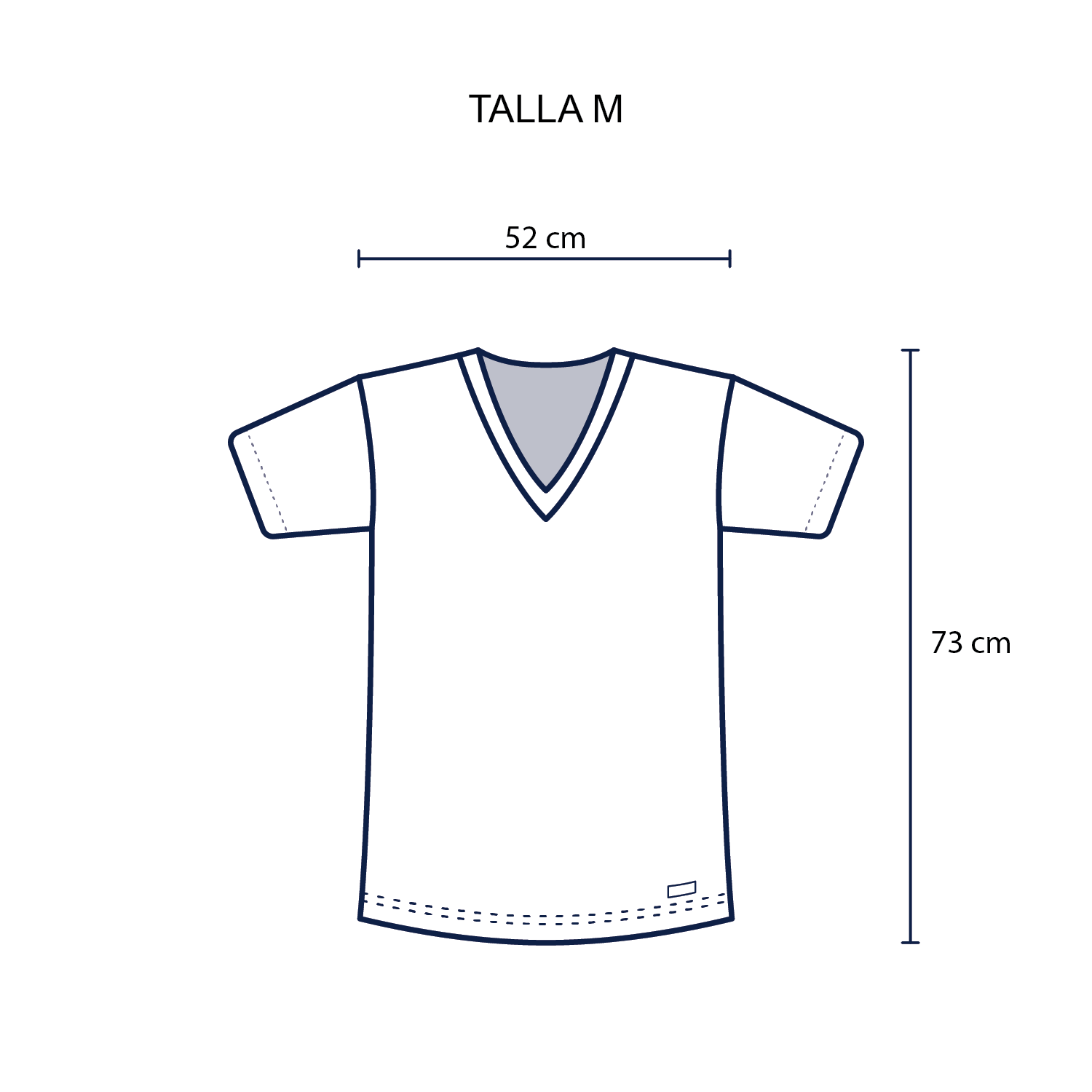 Polo Cuello V Agamuzado para Hombre