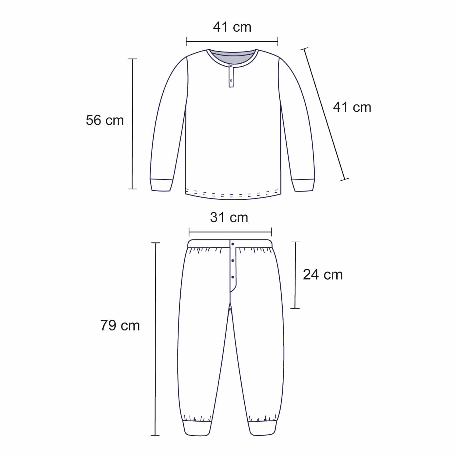 Conjunto Afranelado de Invierno para Niños