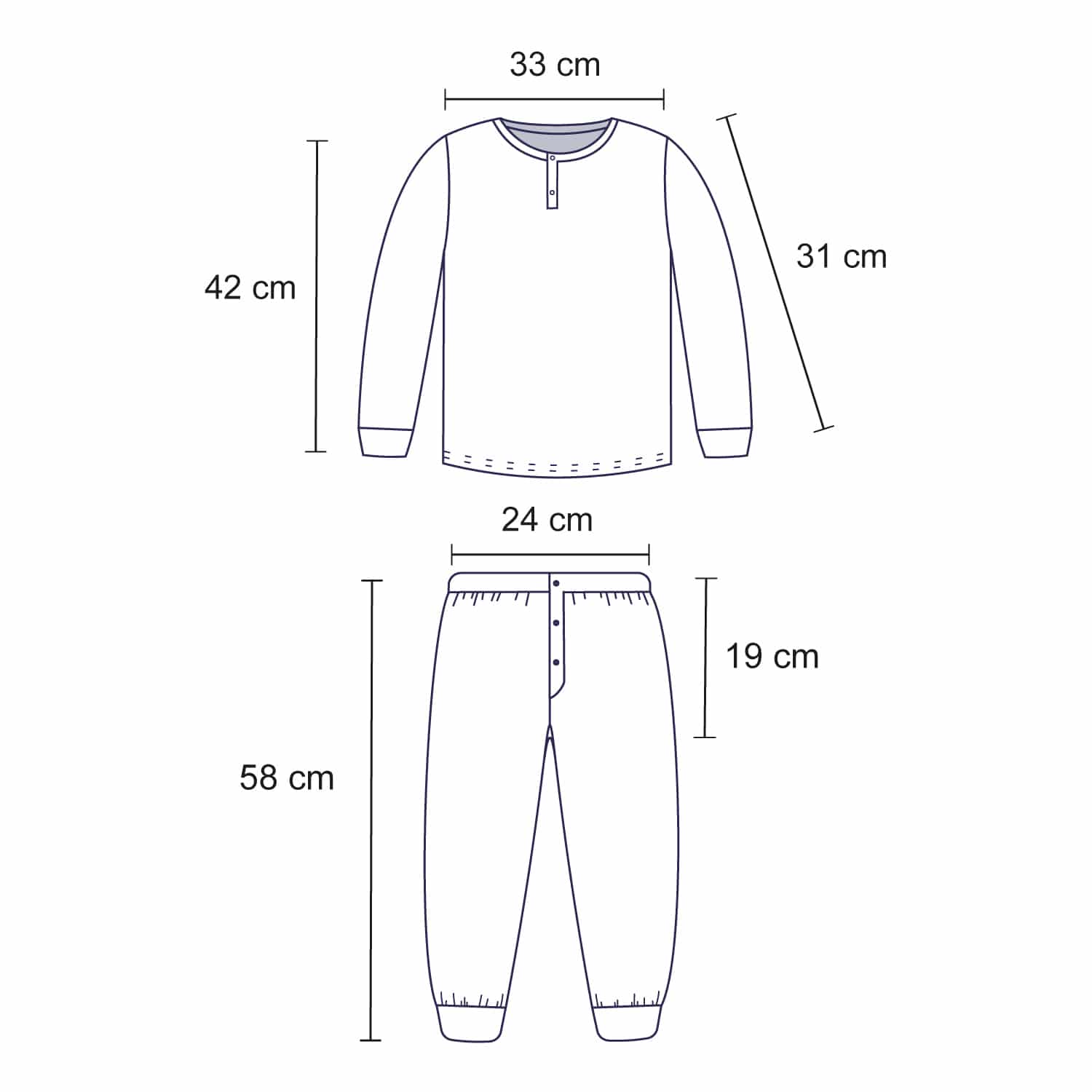 Conjunto Afranelado de Invierno para Niños