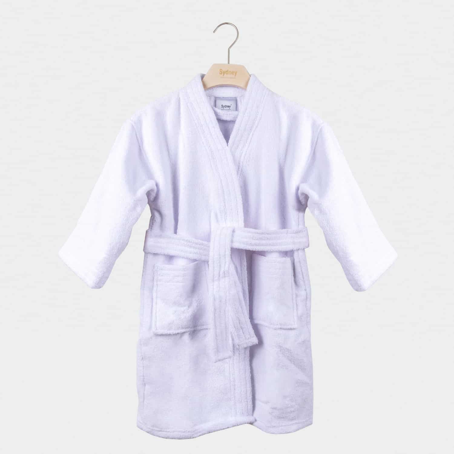 Bata de Baño Unisex para Niños - Algodón Felpa