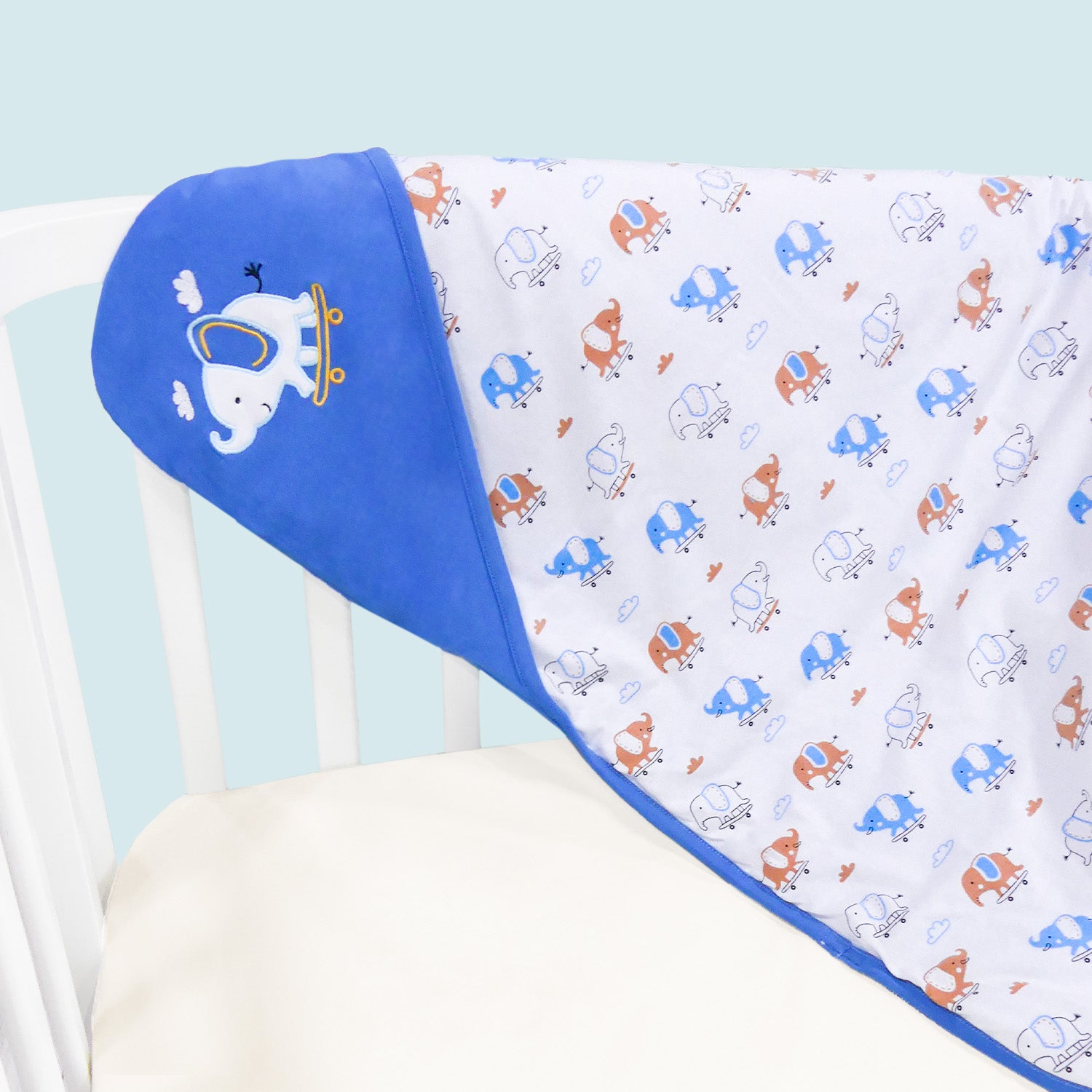 Colcha para Bebés con Capucha 68 X 80 cm