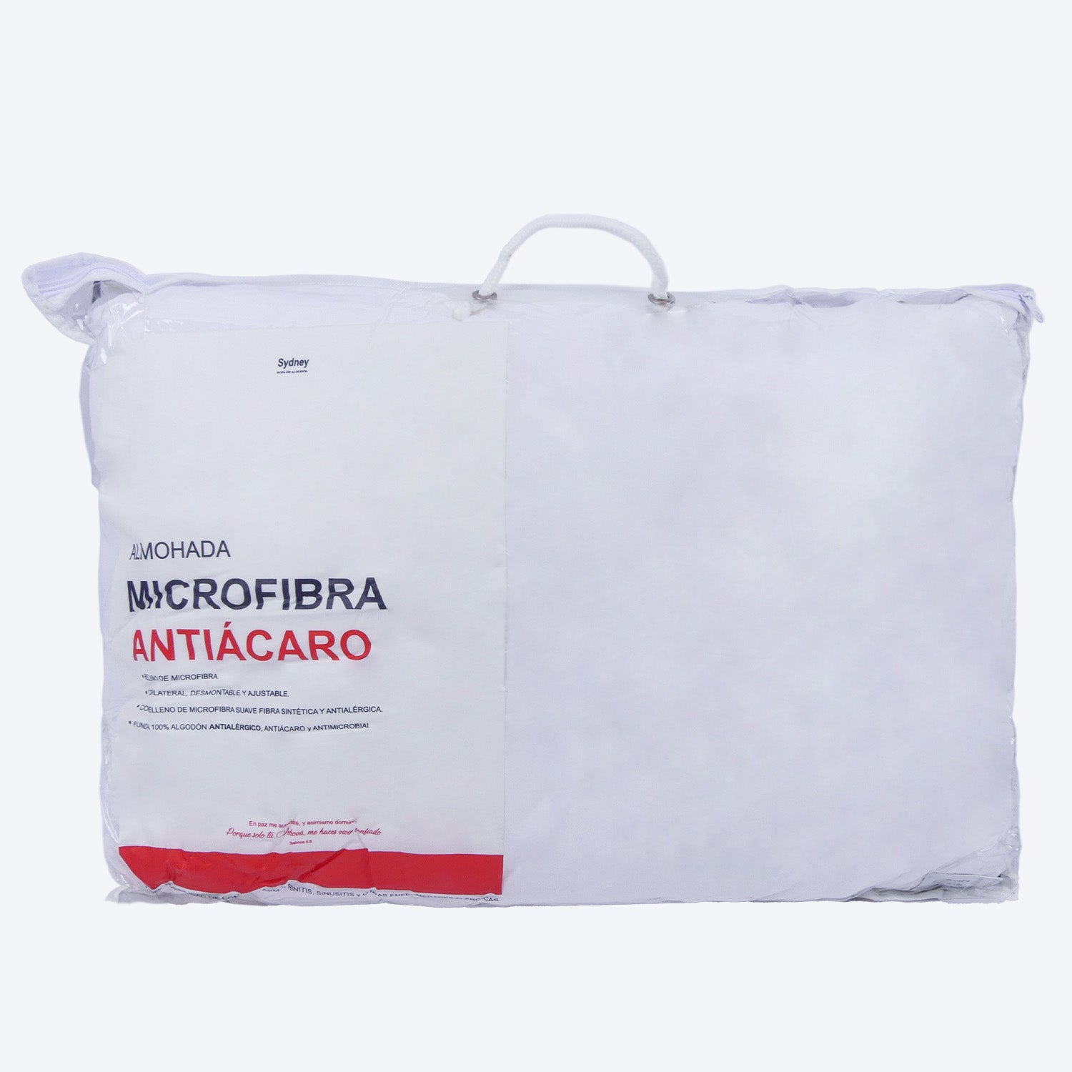 Almohada Microfibra Antiácaro y Antialérgica 50x70cm