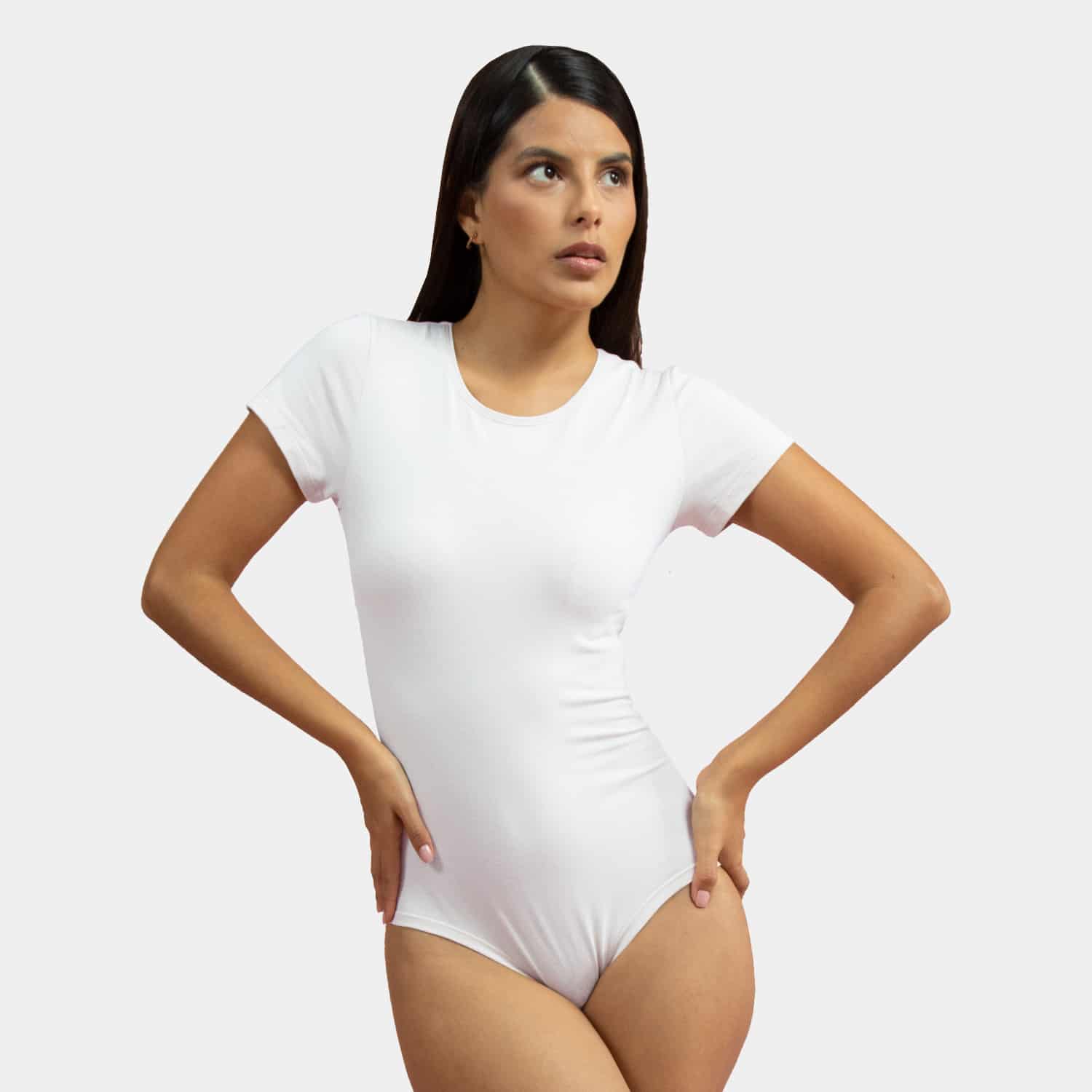 Body Manga Corta para Dama