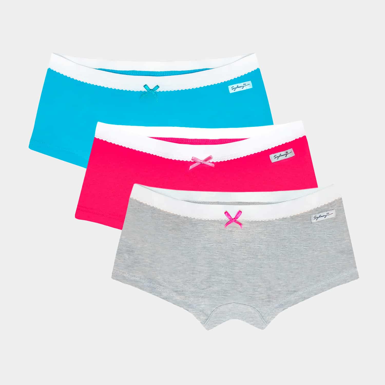 Boxer para Niñas Licrado - Pack x3