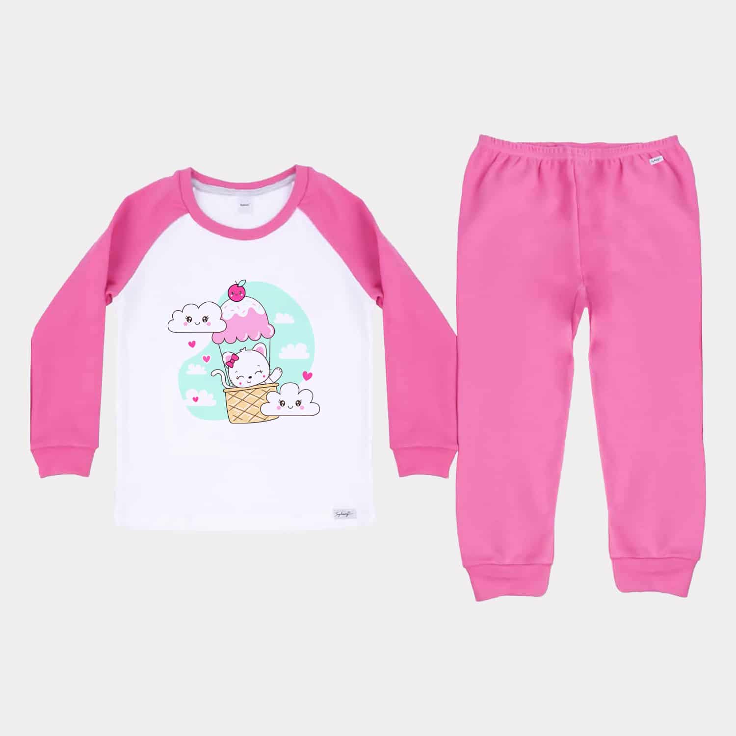 Conjunto Manga Larga de Invierno para Niñas