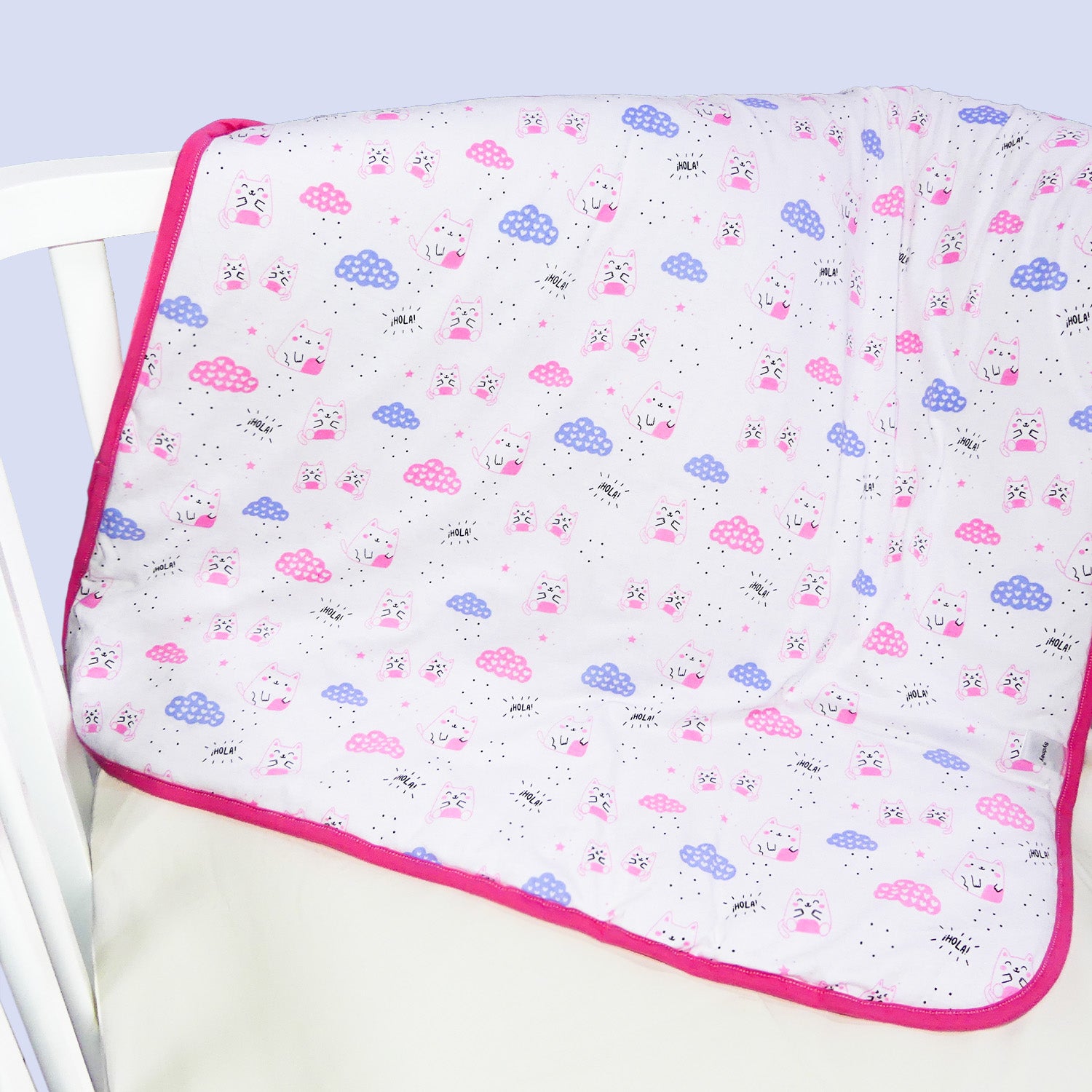 Colcha para Bebés con Capucha 68 X 80 cm