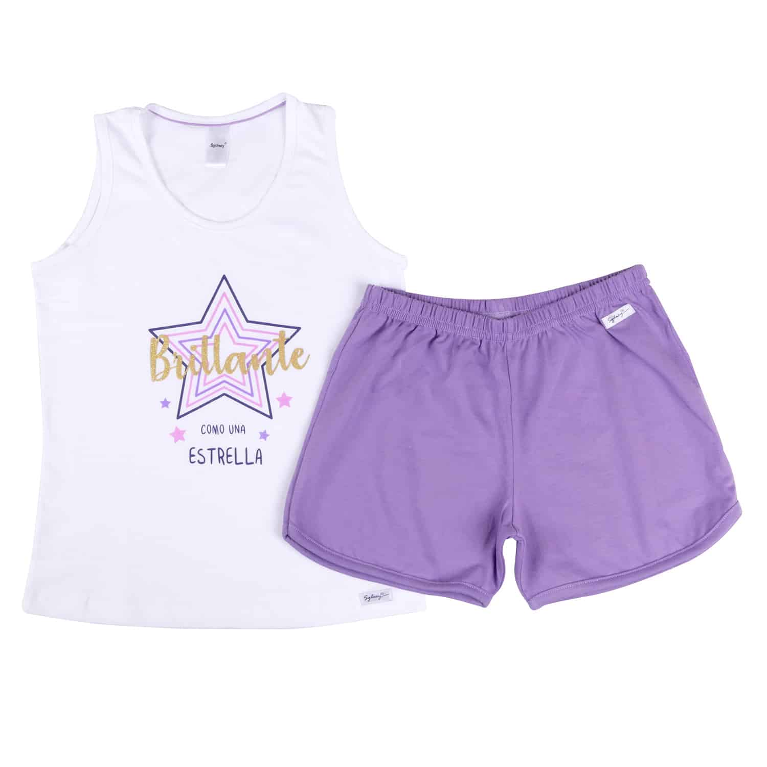 Conjunto Estampado sin Mangas.