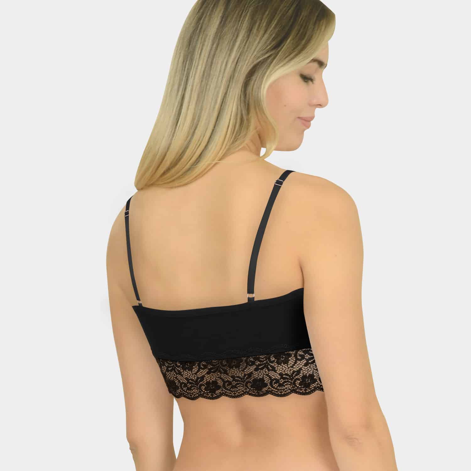 Top con Blonda para Dama