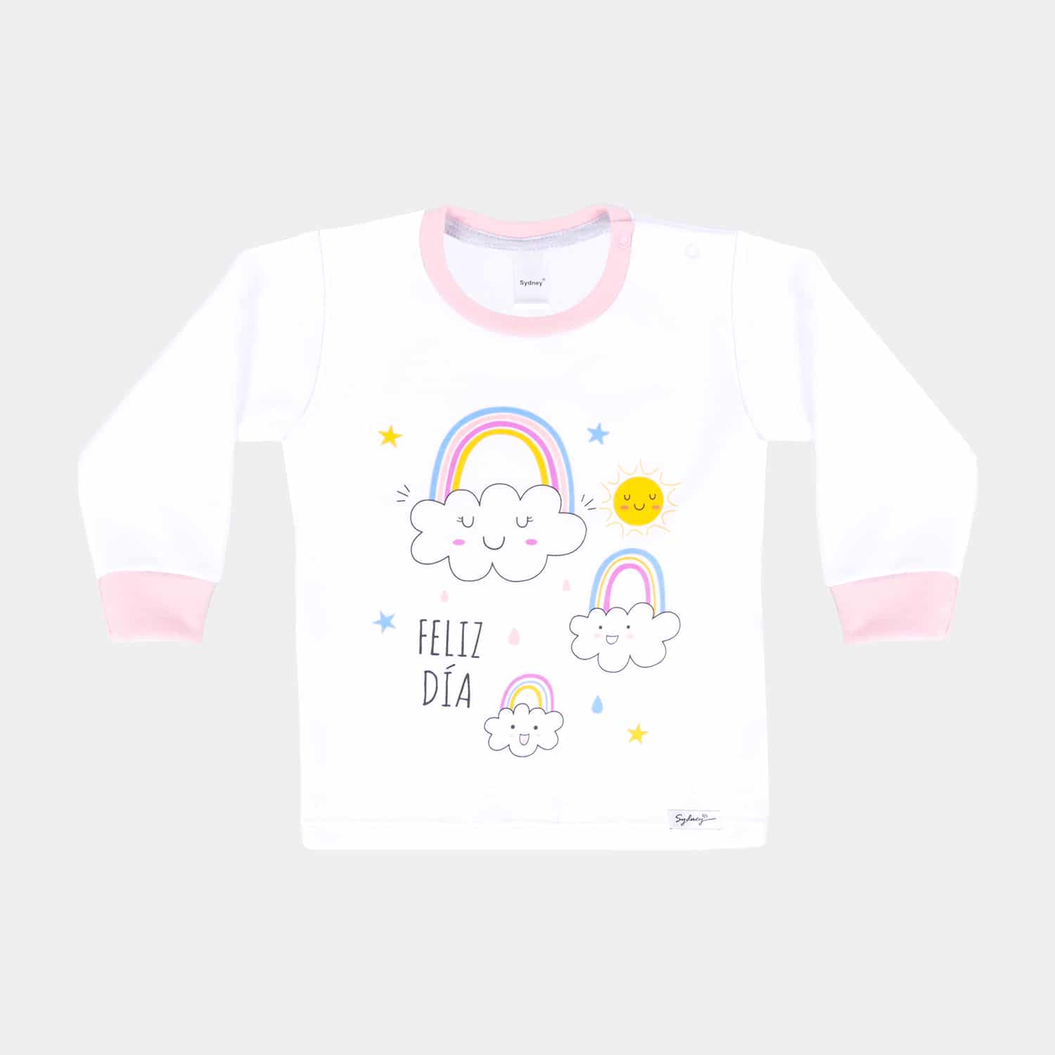 Polo Manga Larga C/Diseño para de Invierno 6-12 Meses