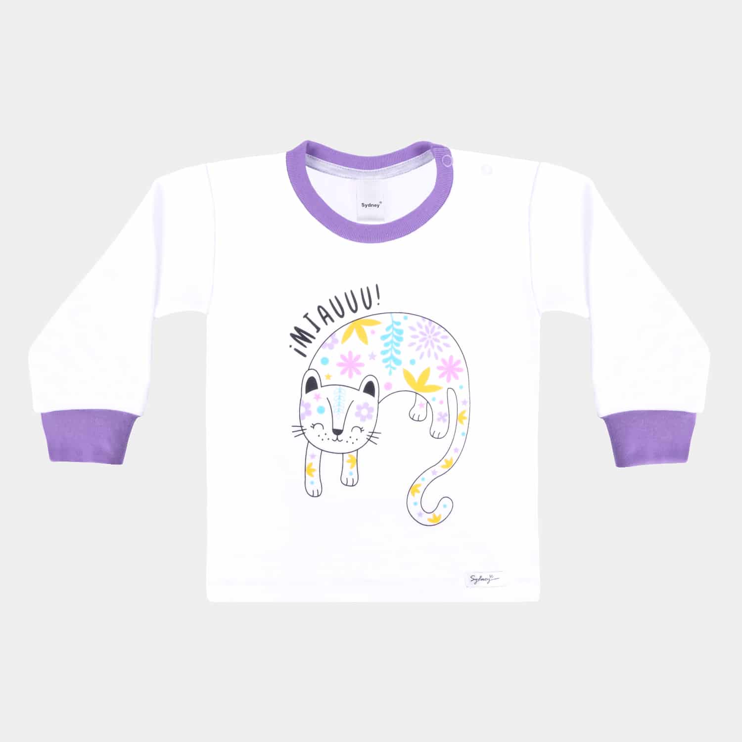 Polo Manga Larga C/Diseño para de Invierno 3-6 Meses