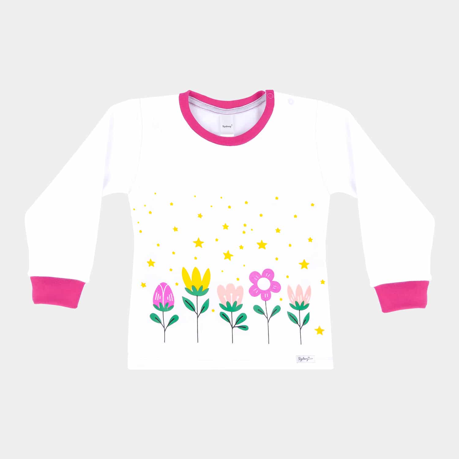 Polo Manga Larga C/Diseño para de Invierno 3-6 Meses