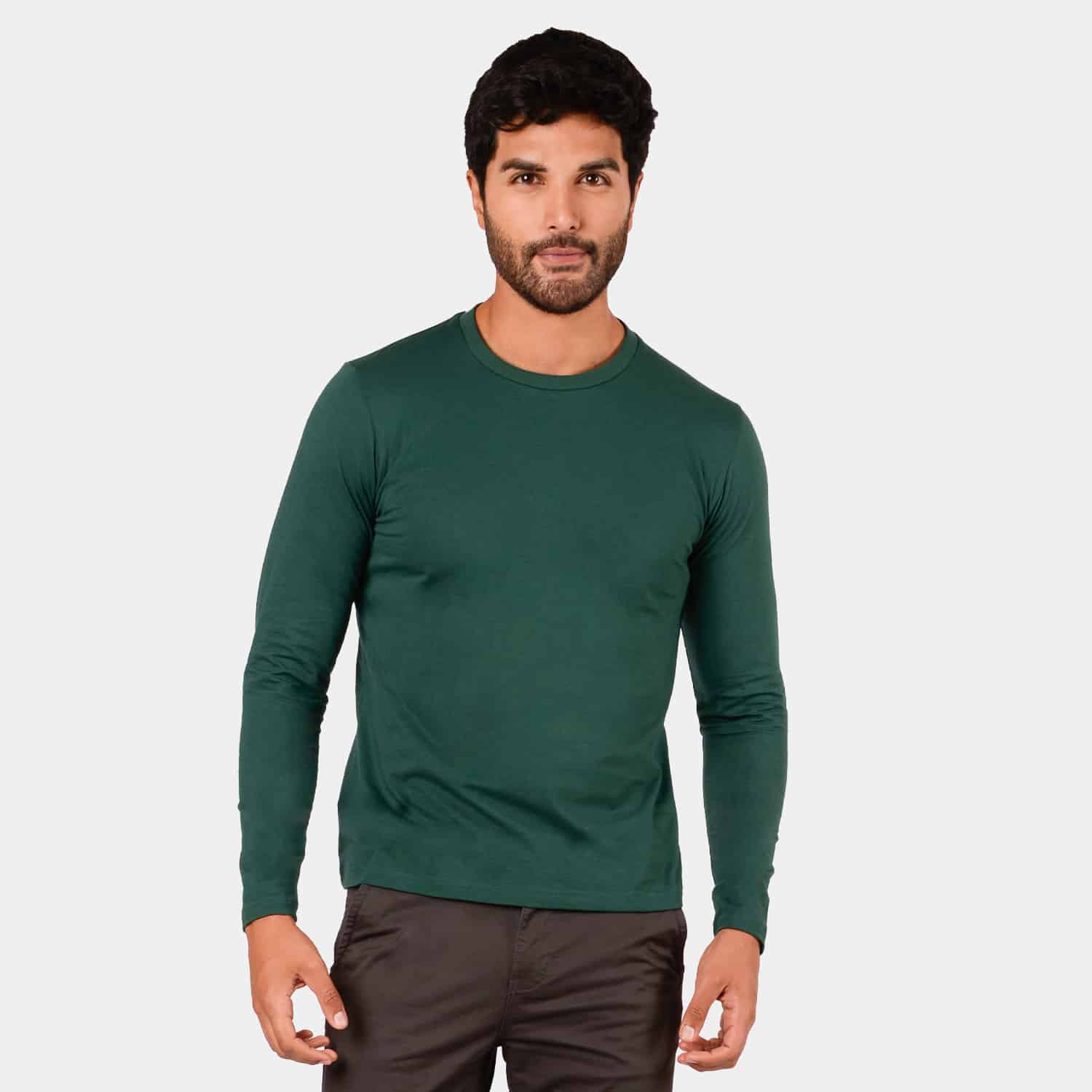 Polo Manga Larga Jeans para Hombre