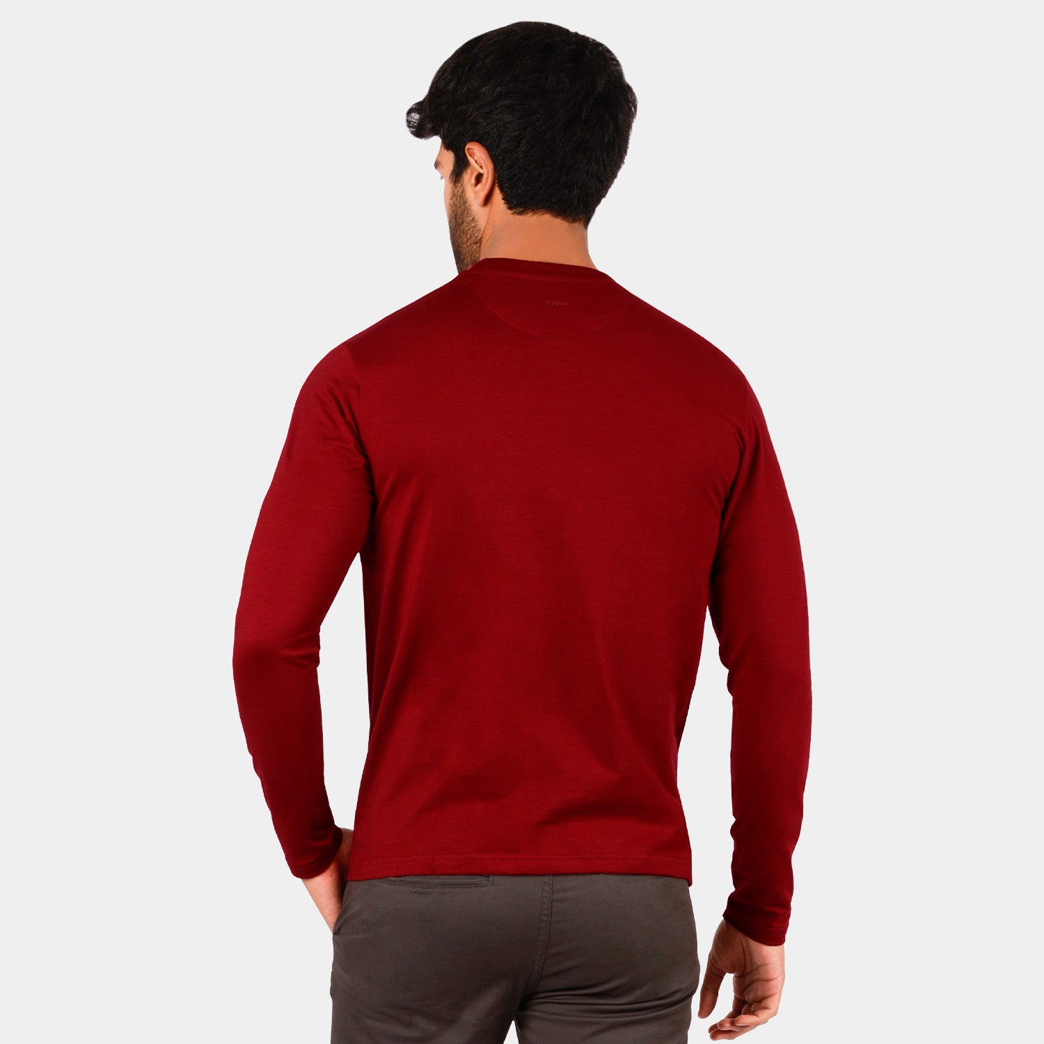 Polo Manga Larga Jeans para Hombre