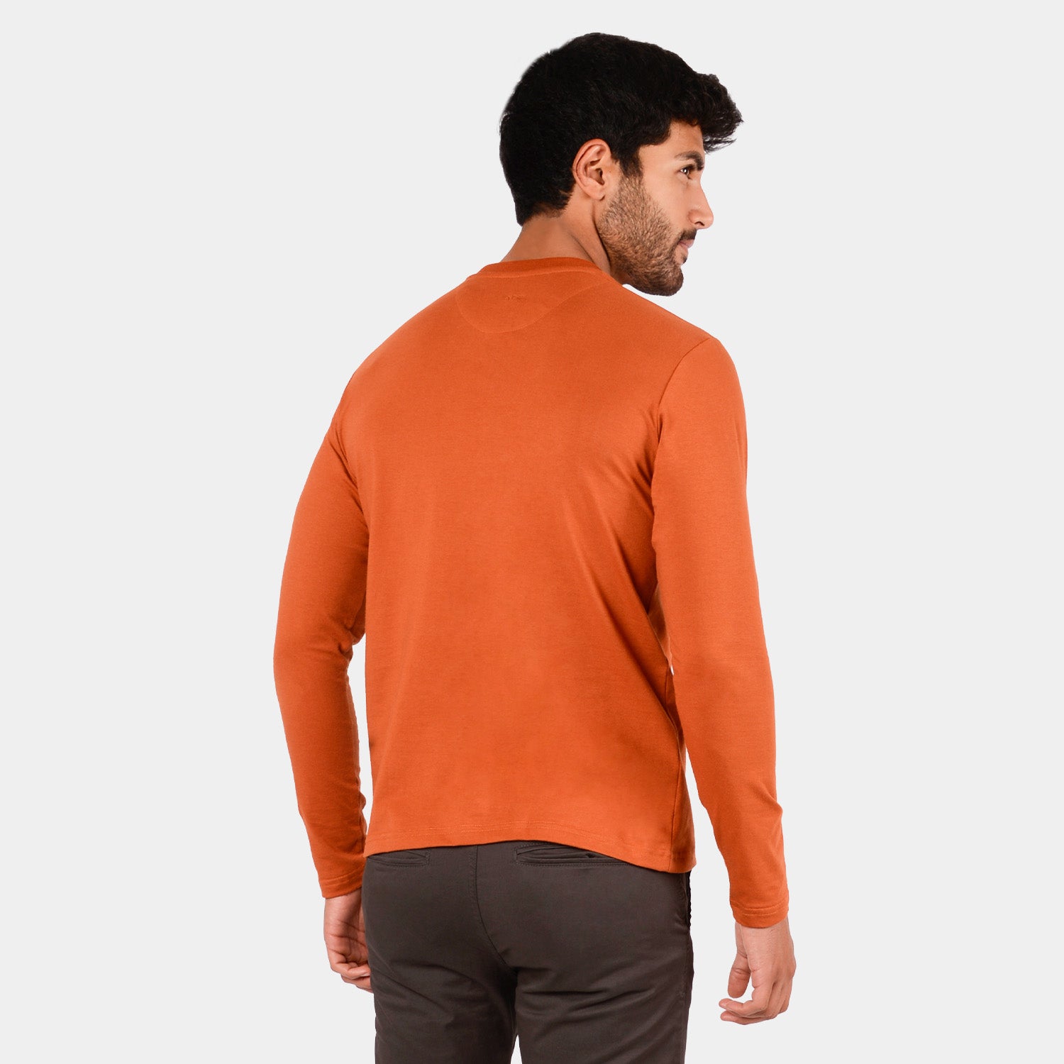 Polo Manga Larga Jeans para Hombre