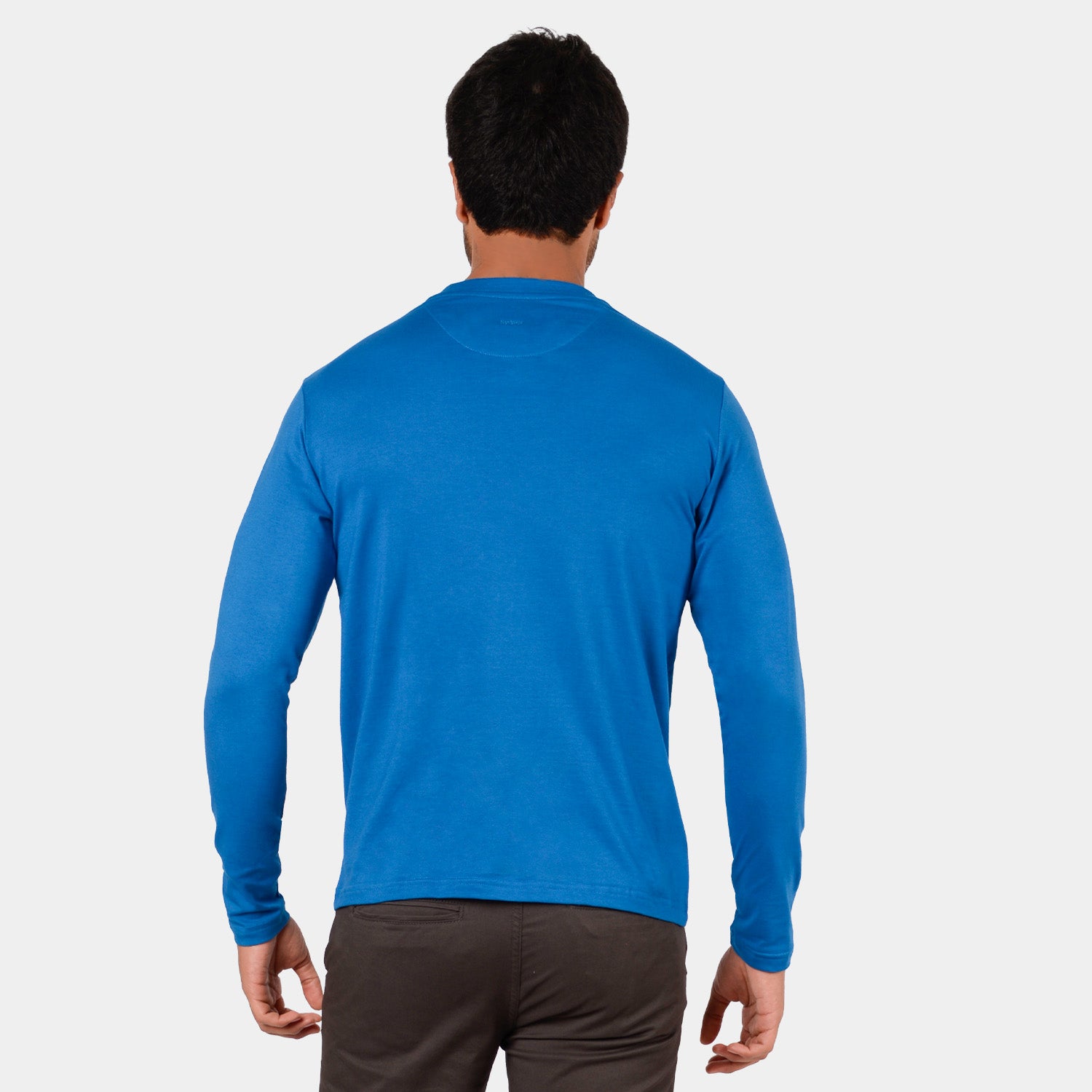 Polo Manga Larga Jeans para Hombre
