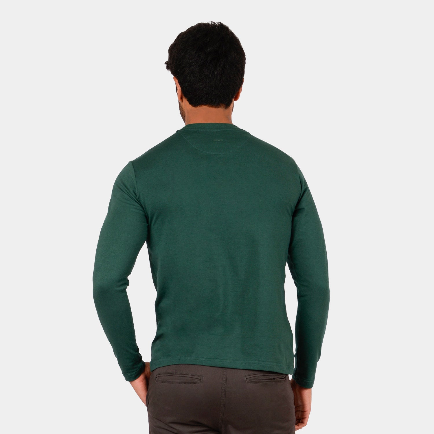 Polo Manga Larga Jeans para Hombre