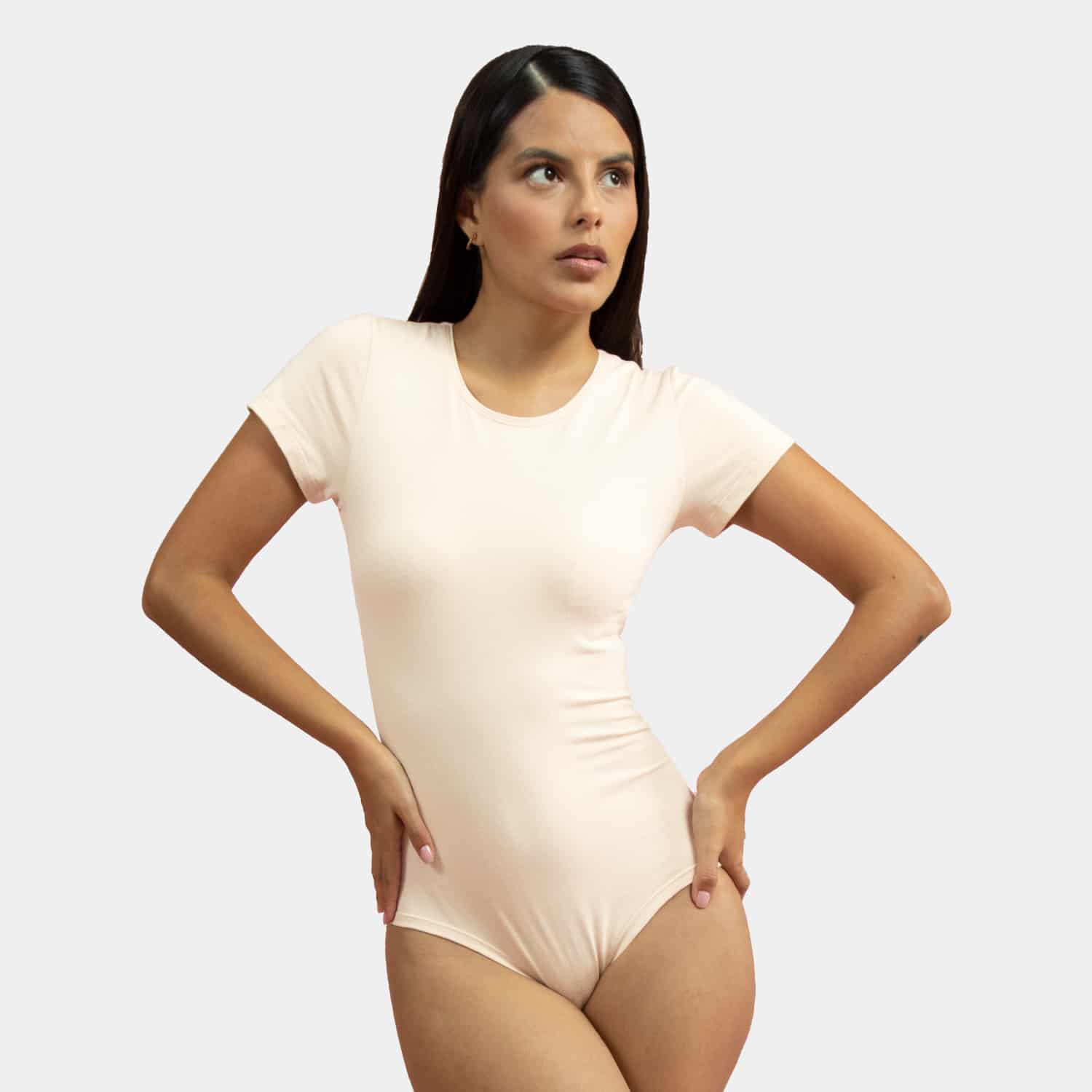 Body Manga Corta para Dama