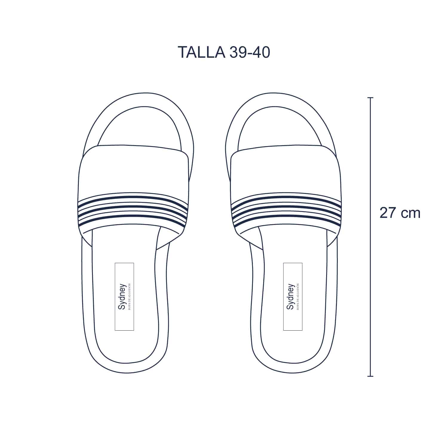 Sandalias de Pantuflas - Espuma de Memoria