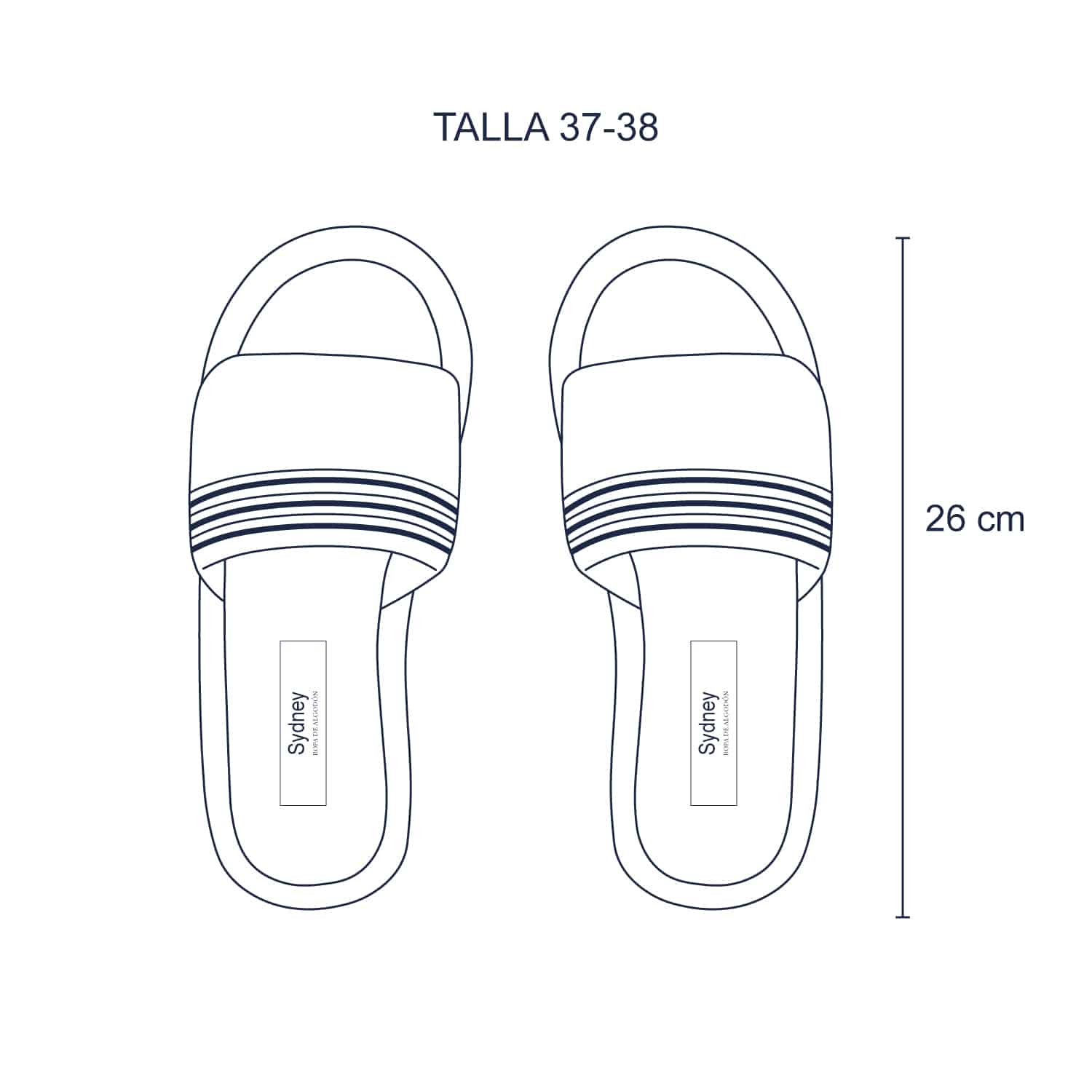 Sandalias de Pantuflas - Espuma de Memoria