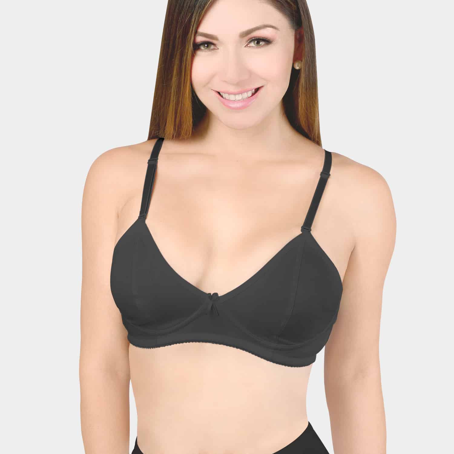 Panel De Modestia De Crochet Negro: Inserción De Sujetador