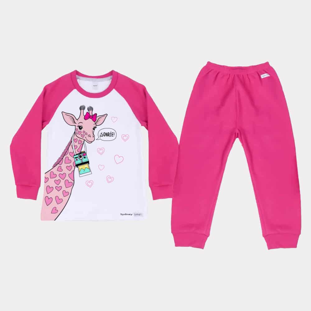 Polo Estampado Cuello V C/Bolsillo para Niños - N5 fucsia1 - Sydney