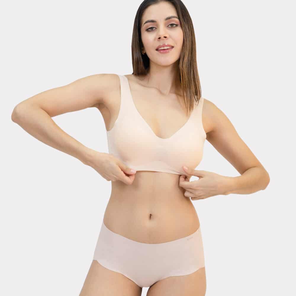 ¿Cómo saber mi talla de brasier? - pm18 top v beige - Sydney