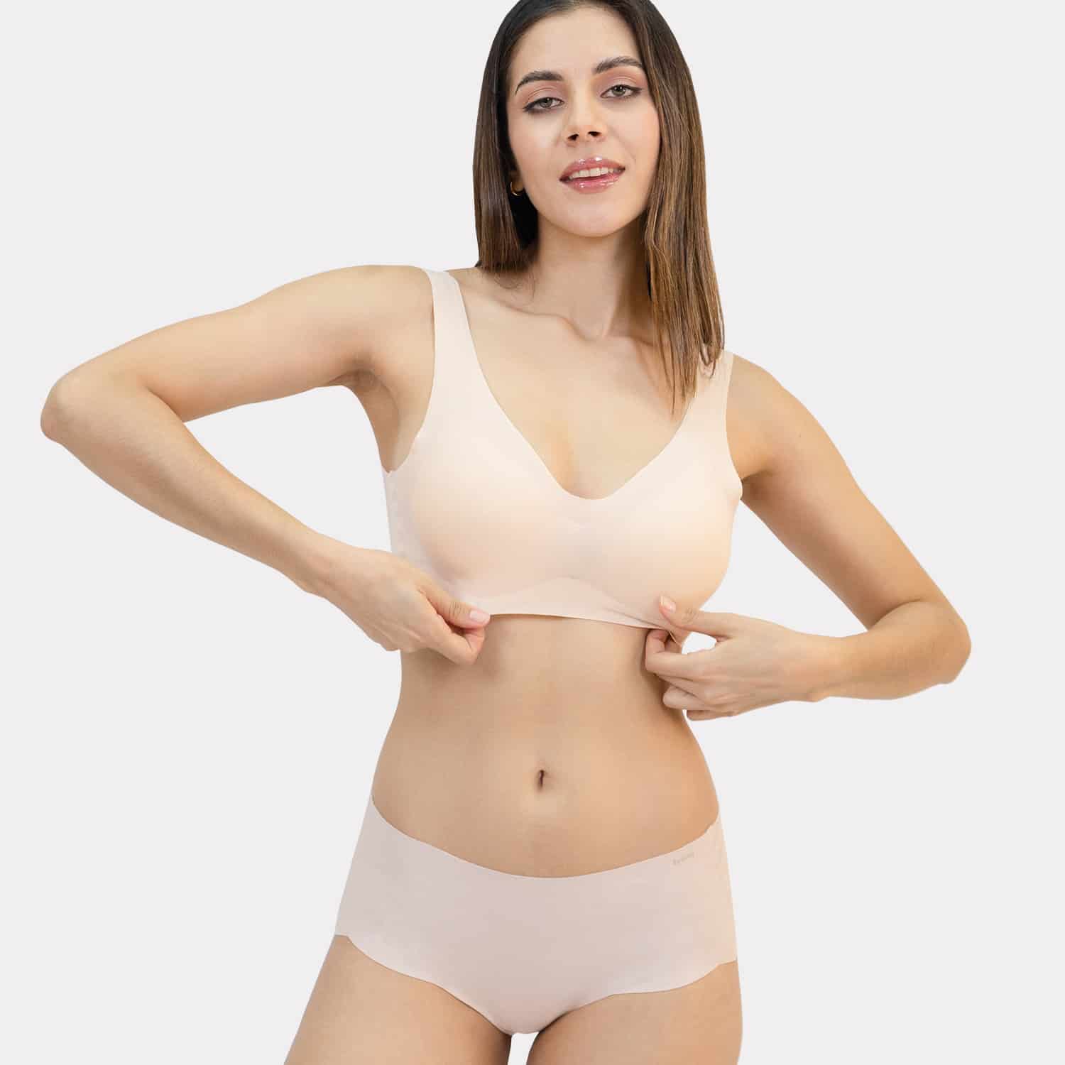 Bikini Clásico - Pack x3 - pm18 top v beige - Sydney