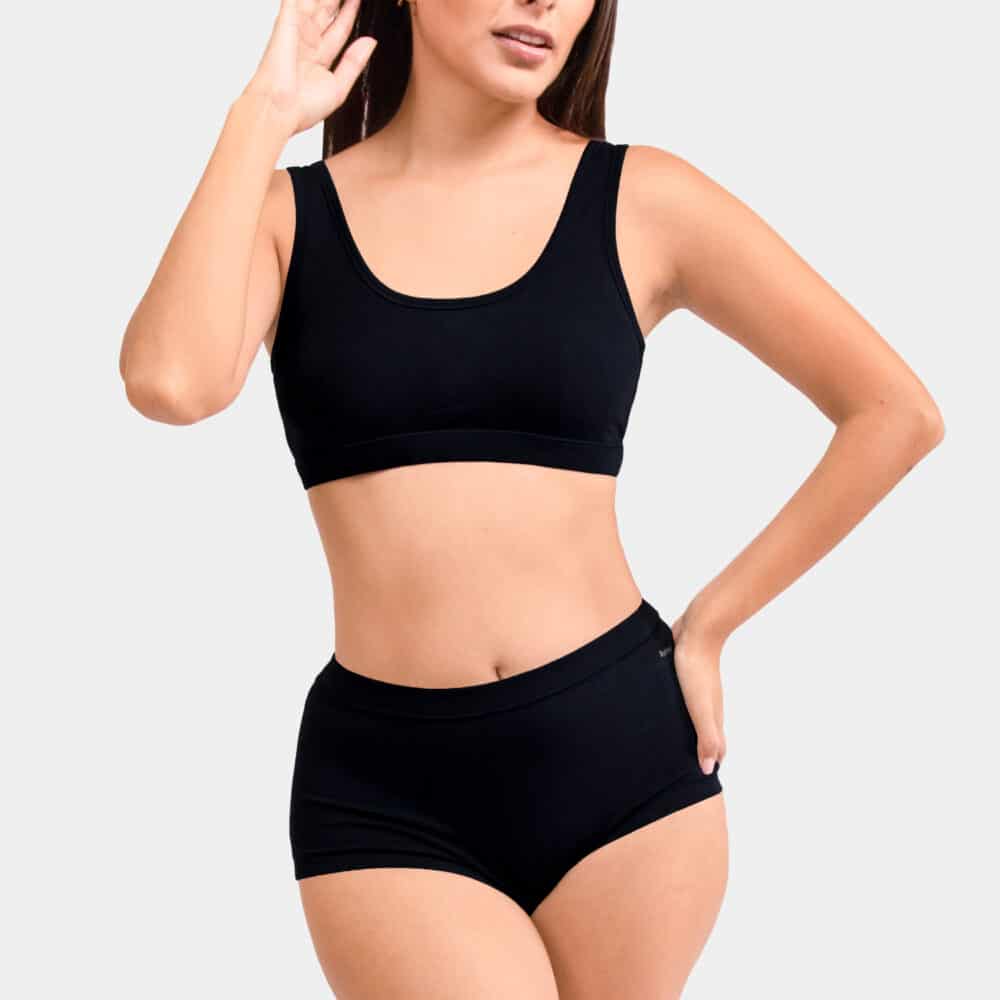 ¿Cómo saber mi talla de brasier? - PM19 PM20 CONJUNTO NEGRO - Sydney