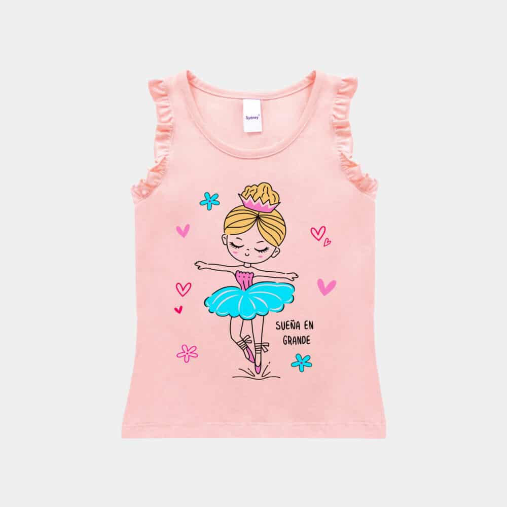 Polo para Niños Manga Larga de Invierno. - L1 Rosado 4 6 - Sydney