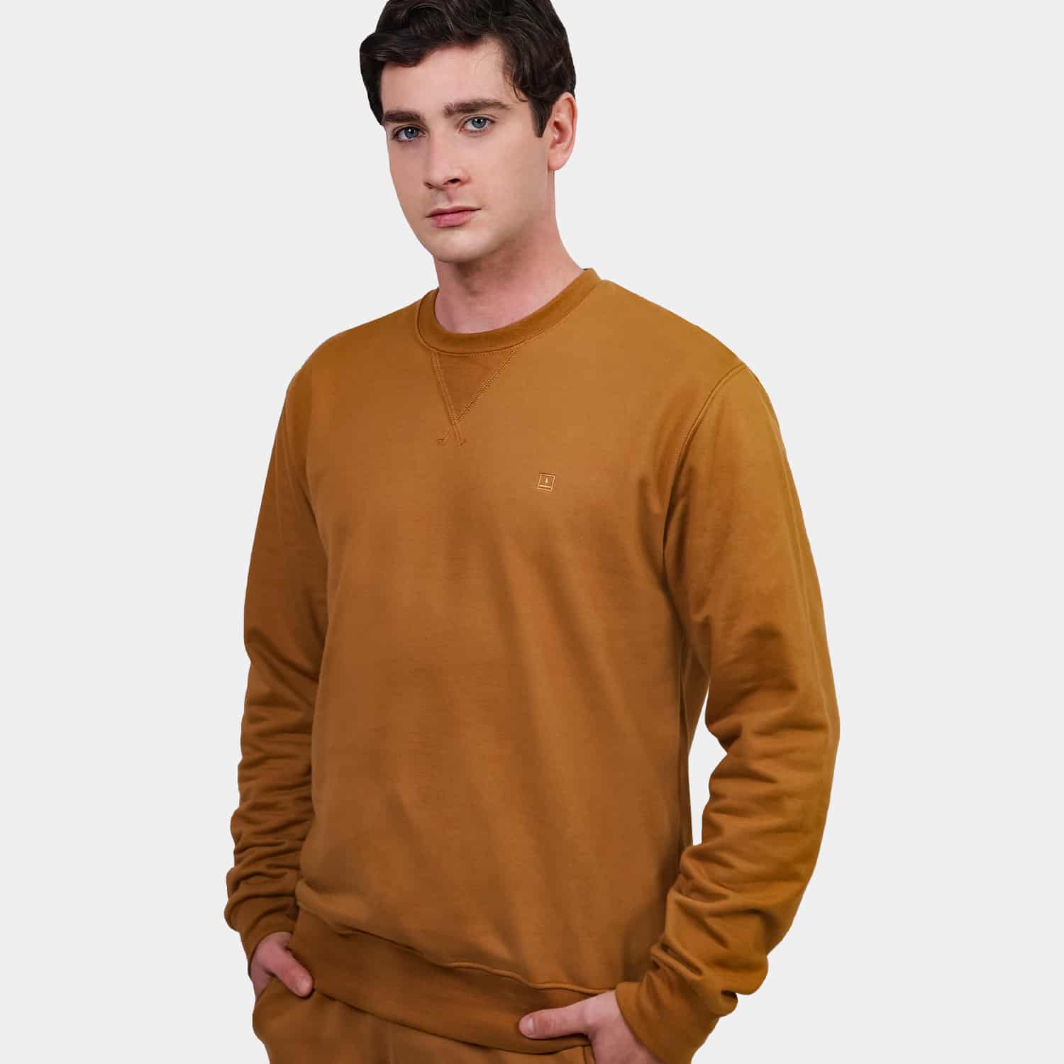 Polo Manga Larga Jeans para Hombre - AG31 CAMELL2 - Sydney
