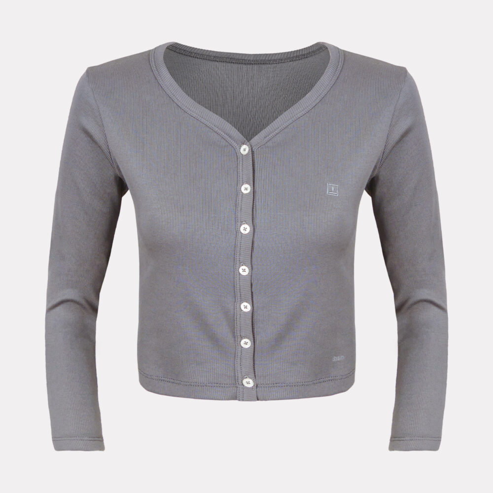 Polo Henley para Hombre - AG12 PLOMO OSCURO - Sydney