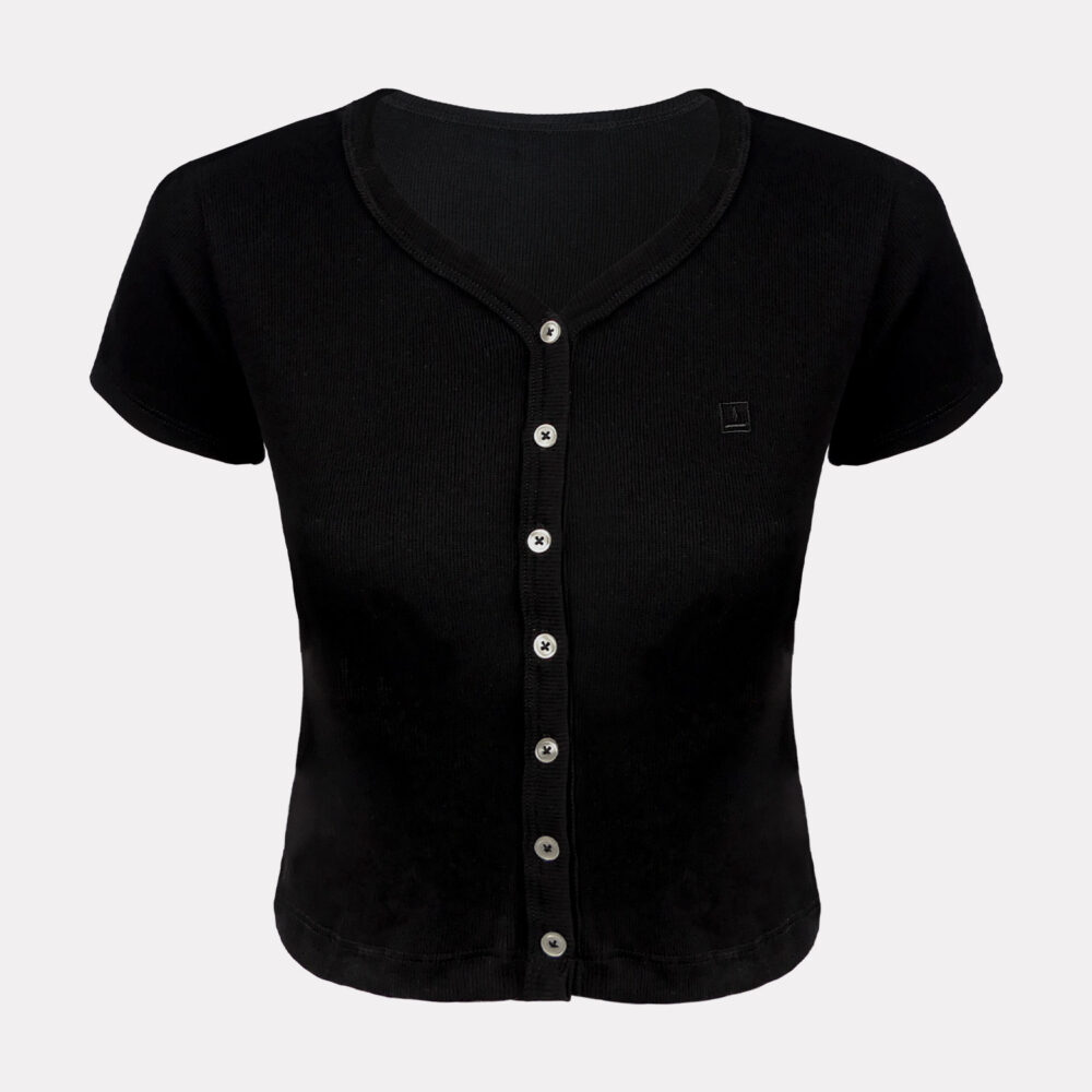 Polo Henley para Hombre - AG40 NEGRO - Sydney