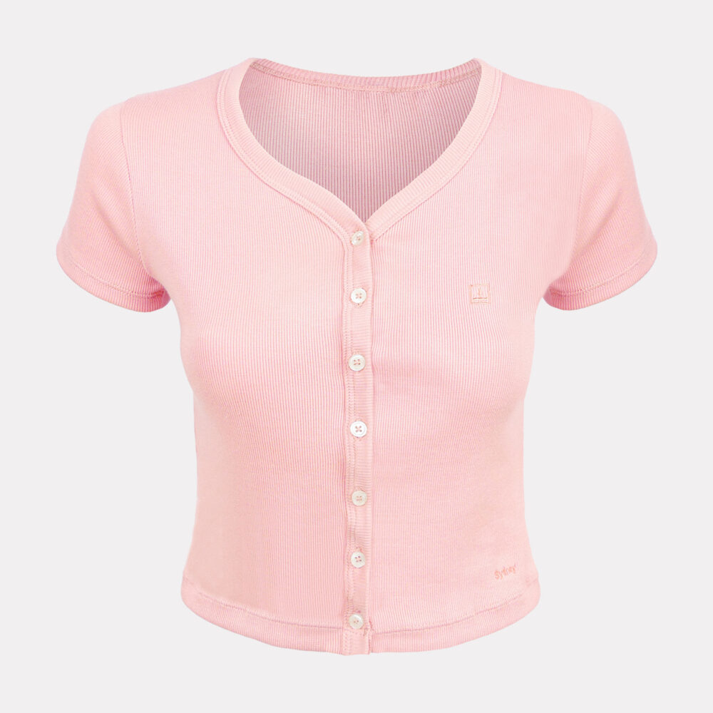 Polo Henley para Hombre - AG40 PALO ROSA - Sydney